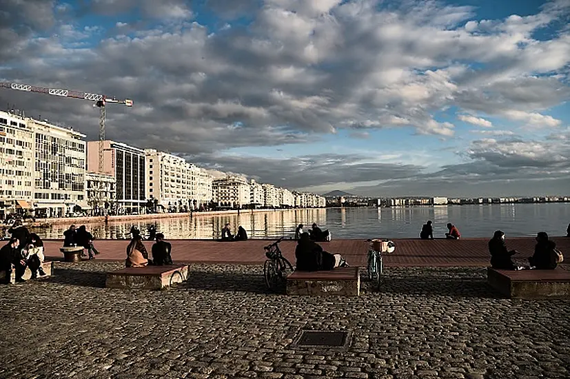 Greeks Escape Lockdown For The Beach As Winter Temperatures Soar