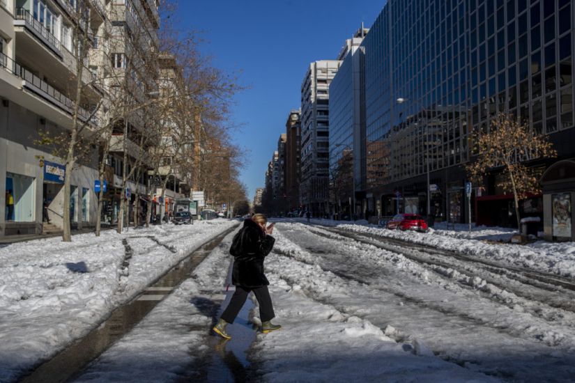 Spain Cold Snap Plummets Temperatures To Lowest In 20 Years