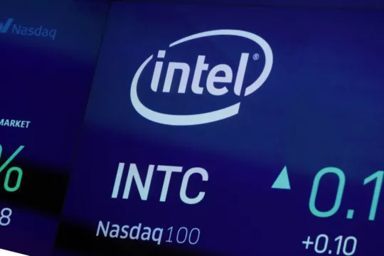Shares Rise As Tech Company Intel Replaces Its Chief Executive