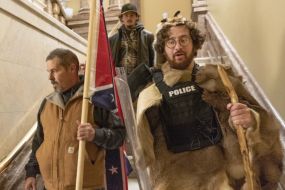 Man Carrying Confederate Flag During Capitol Riot Arrested