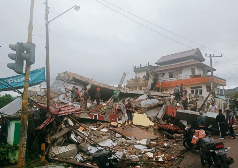 At Least 34 Killed As Earthquake Hits Indonesian Island