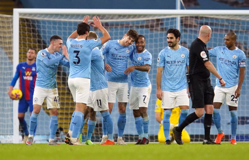 John Stones Brace Helps Man City Climb Up To Second With Crystal Palace Mauling