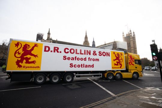 Scottish Seafood Hauliers Fined After Brexit Protest In London