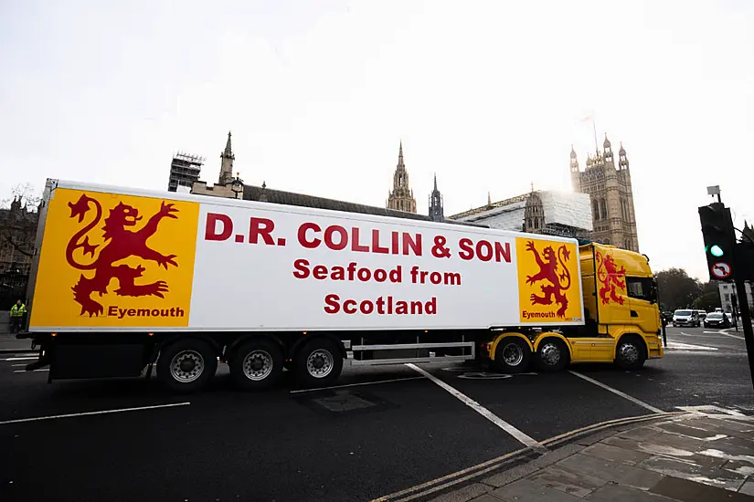 Scottish Seafood Hauliers Fined After Brexit Protest In London