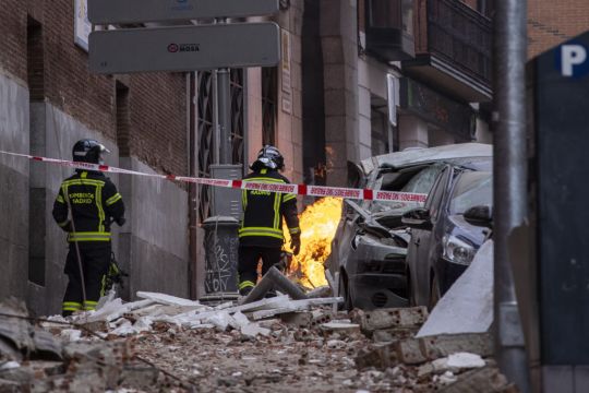 Four Killed As Gas Explosion Rips Through Madrid Building