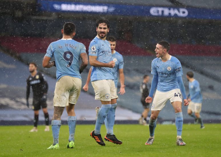 Manchester City Leave It Late To See Off Stubborn Aston Villa