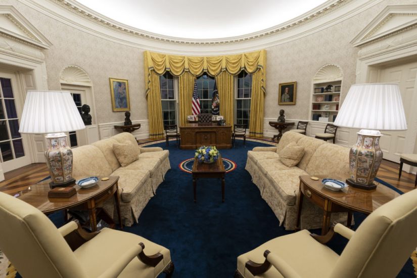 New President Joe Biden Brings Slightly New Look To Oval Office