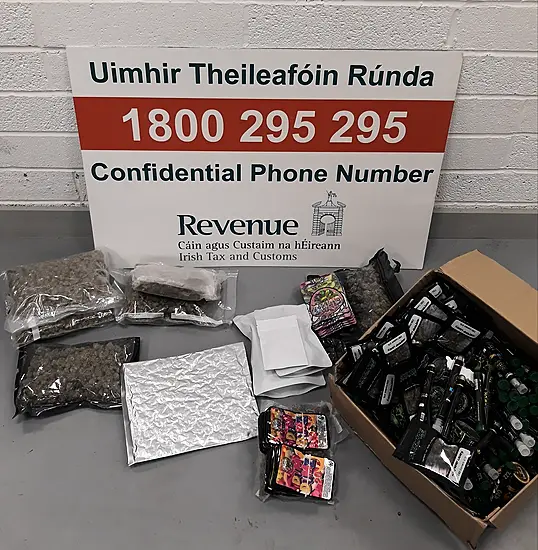 Revenue Seize €32,000-Worth Of Drugs At Dublin Mail Centre