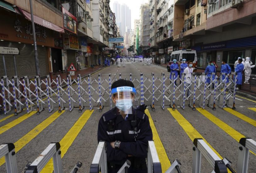 Thousands Of Hongkongers Locked Down As Coronavirus Cases Surge