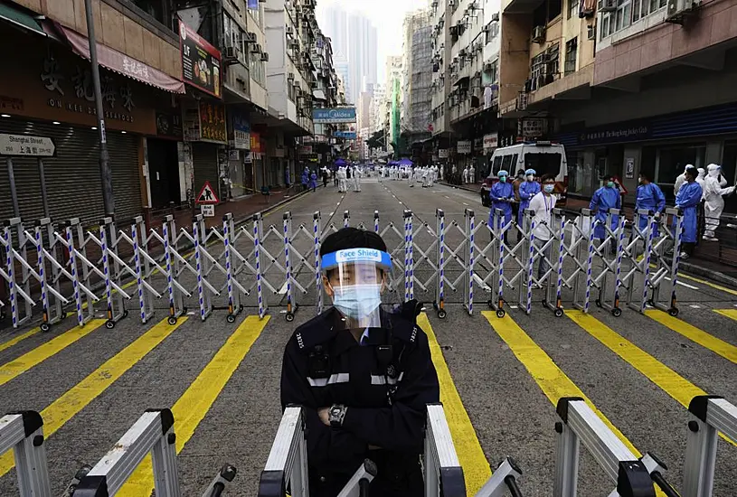 Thousands Of Hongkongers Locked Down As Coronavirus Cases Surge