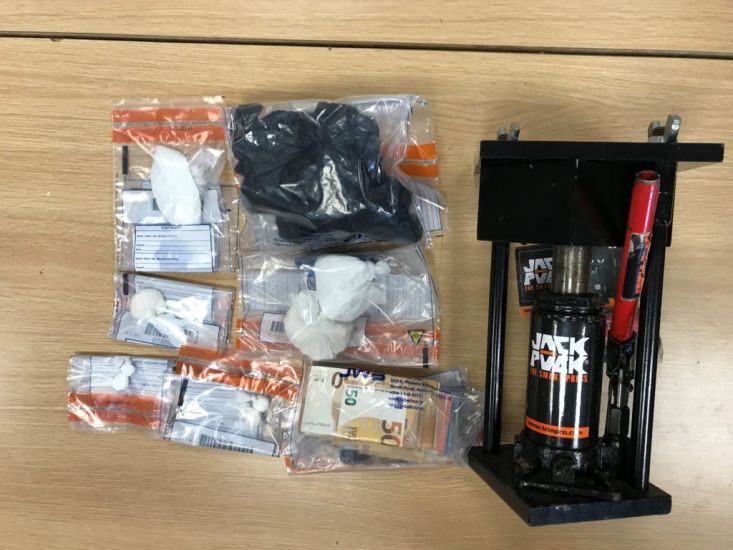 Man Arrested As Gardaí Seize €57K Worth Of Cocaine And €8,450 In Cash