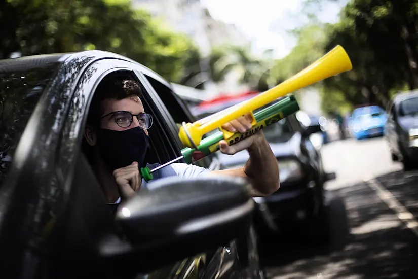 Thousands Join Protests In Brazil Calling For Bolsonaro Impeachment