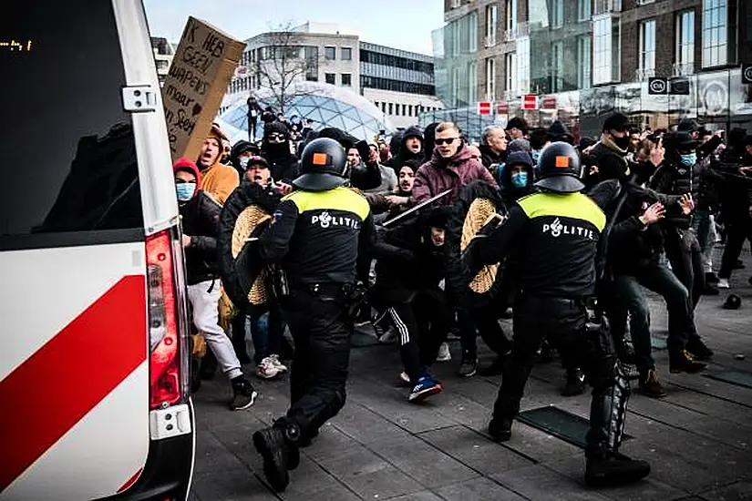 Dutch Prime Minister Condemns Lockdown Riots As "Criminal Violence"