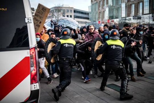 Dutch Prime Minister Condemns Lockdown Riots As "Criminal Violence"