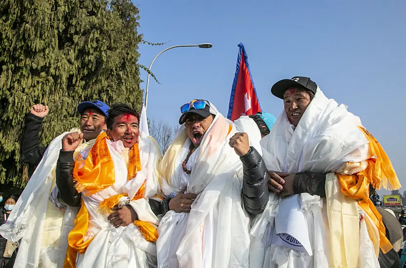 Hero’s Welcome For Nepal Team That Scaled K2 As They Arrive Home