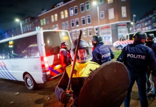 Dutch Police Detain More Than 180 In Third Night Of Curfew Violence