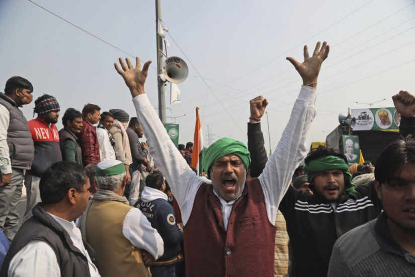 Protesting Indian Farmers Begin Hunger Strike Amid Fury Against Modi