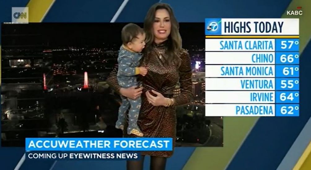 Us Weather Report Interrupted As Meteorologist's Toddler Steals The Show