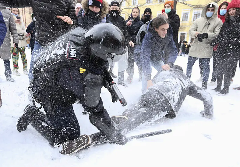 More Than 5,000 Arrested Amid Protests Across Russia Demanding Navalny’s Release