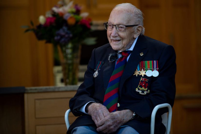 Captain Sir Tom Moore Joined By Family In Hospital After Covid-19 Diagnosis