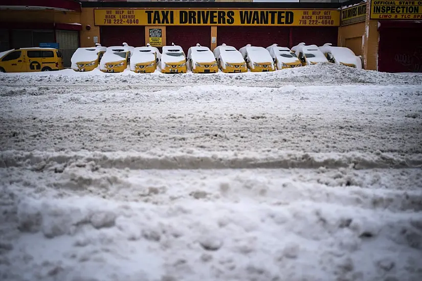 Major Snowstorm Hits East Coast Of Us