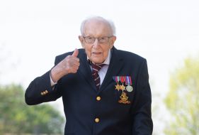 Celebrities Pay Tribute To ‘Inspiration’ Captain Sir Tom Moore