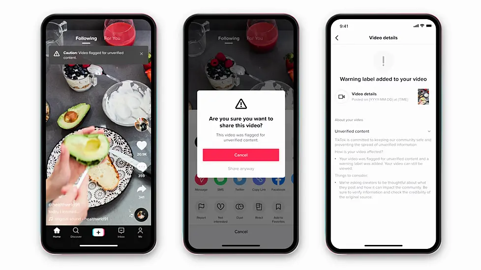 Tiktok To Flag Videos Containing ‘Unverified Content’