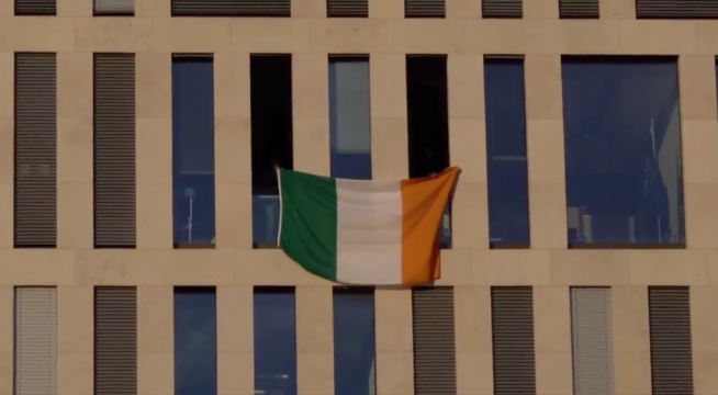 Irish Flag Flies From Swiss Police Building In Response To Garda Dance Video