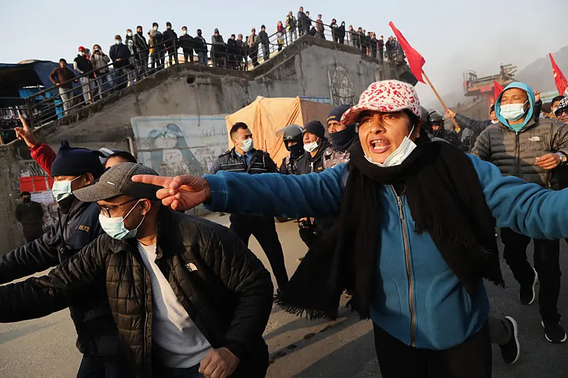 Nepal Paralysed By General Strike In Protests Against Prime Minister