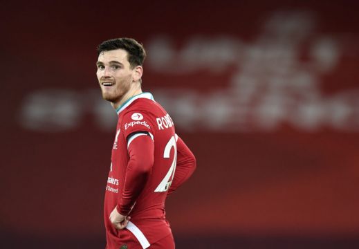 ‘We Are Not In Title Race’ – Andy Robertson Fears Reds Slipping Out Of Top Four