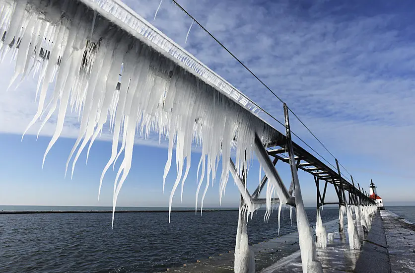 Dozens Rescued After Ice Floes Break Away On Lake Michigan