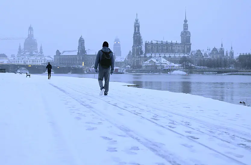 Travel Chaos After Heavy Snow In Germany