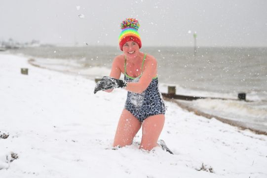 In Pictures: Britons Seek Out Fun In The Snow Despite Freezing Temperatures