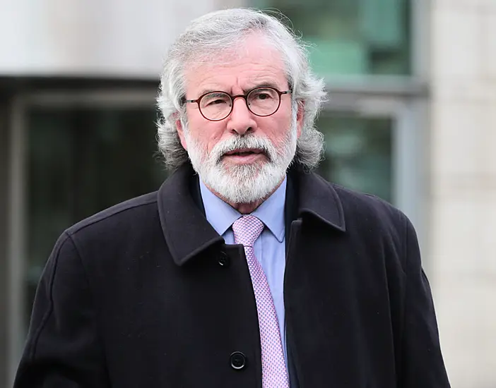 Complaint Lodged Over Threat To Gerry Adams On Banner At Belfast City Hall