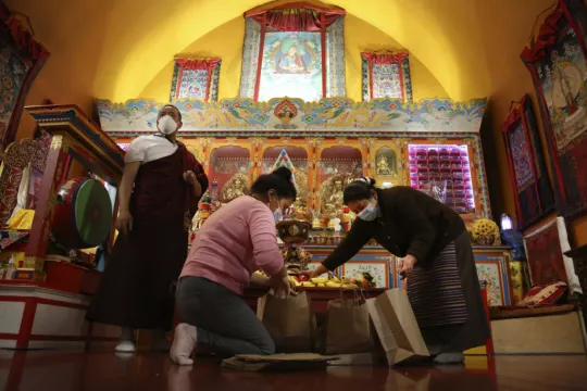 Buddhist Temple Offers Lifeline For Nepalese Students In New York
