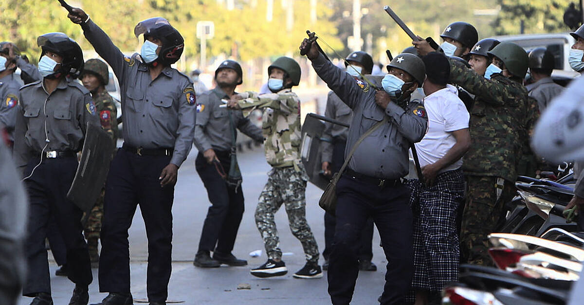 Myanmar Security Forces Crack Down On Anti-coup Protesters