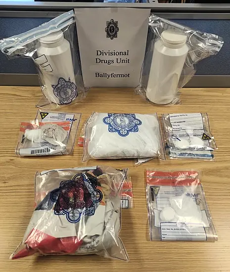 €124,220 Worth Of Diamorphine And Cocaine Seized In Dublin