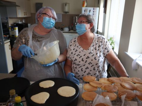 Hours Of Pancake-Flipping Funds Sheltered Housing Lockdown Garden
