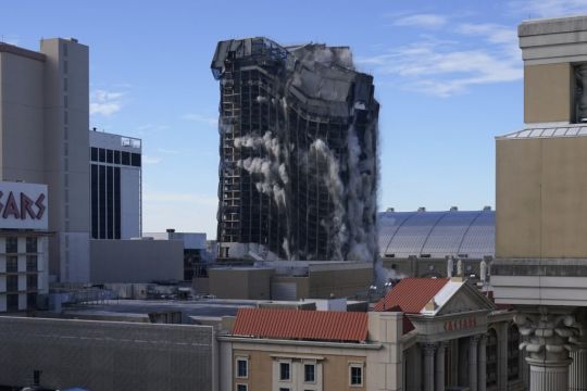 Former Trump Casino Where Stars Used To Party Goes Out With A Bang
