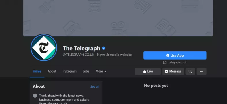 Facebook Pages Of Sky News And Telegraph Briefly Go Dark Amid Australia News Ban