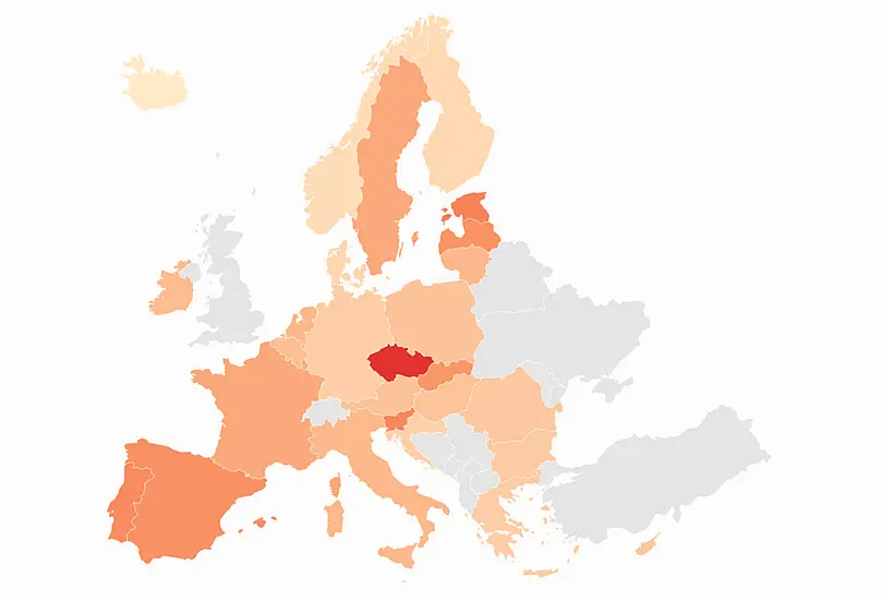 Coronavirus In Europe: Where Are The Hotspots And How Does Ireland Compare?