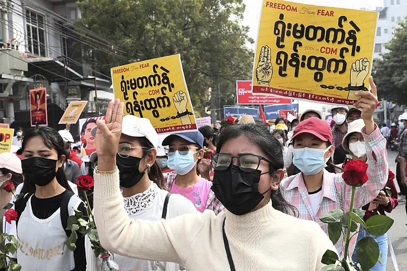 More Protests And Funeral Follow Deadly Shootings In Myanmar