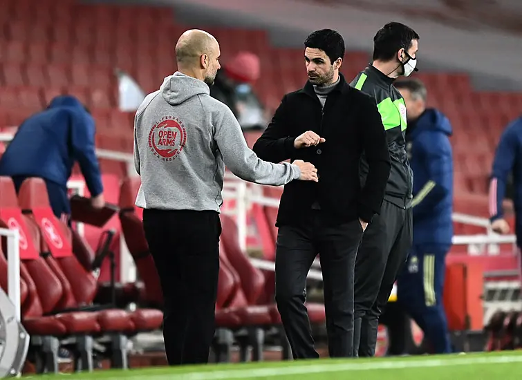 Pep Guardiola Impressed With Mikel Arteta’s Arsenal After Man City Win Again