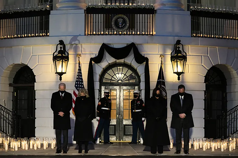 Biden Leads Moment Of Silence As Us Tops 500,000 Coronavirus Deaths