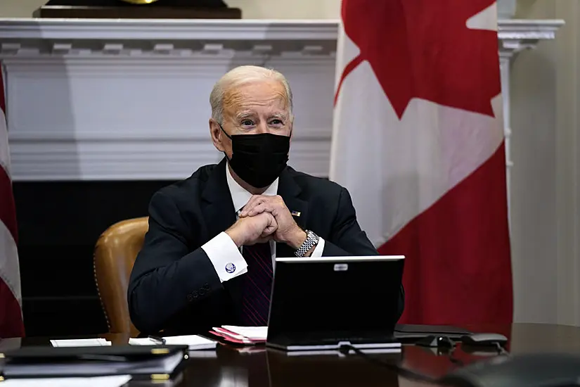 Biden And Trudeau Hold First Bilateral Meeting Virtually