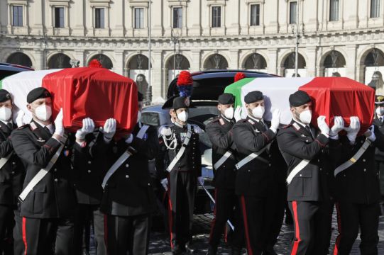 Italy Honours Ambassador And Bodyguard Killed In Un Convoy Attack In Dr Congo