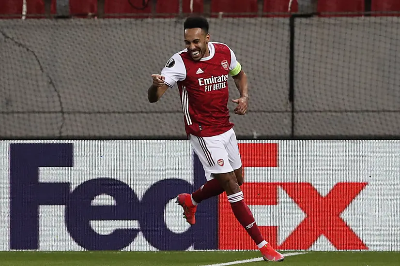 Pierre-Emerick Aubameyang Nets Late Winner As Arsenal Battle Past Benfica