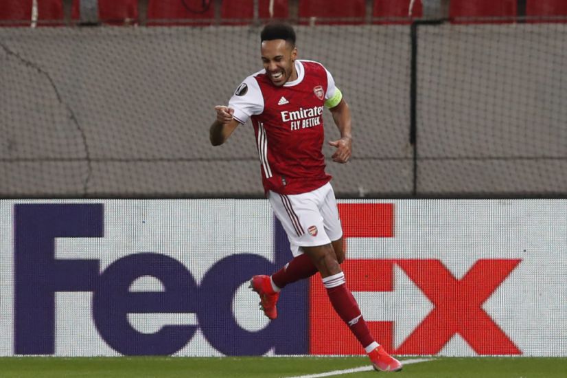 Pierre-Emerick Aubameyang Nets Late Winner As Arsenal Battle Past Benfica