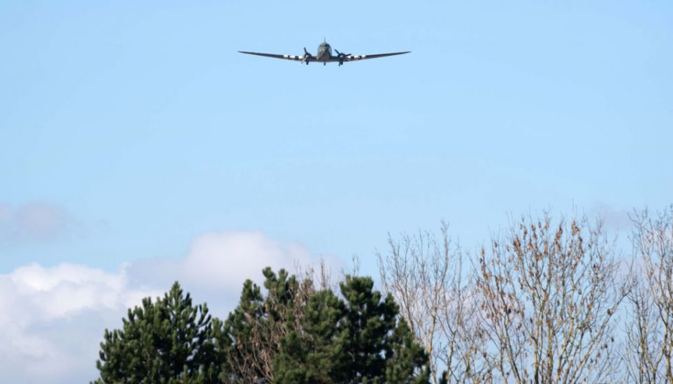 In Pictures: Plane Fly-Past Tribute As Captain Sir Tom Moore Laid To Rest