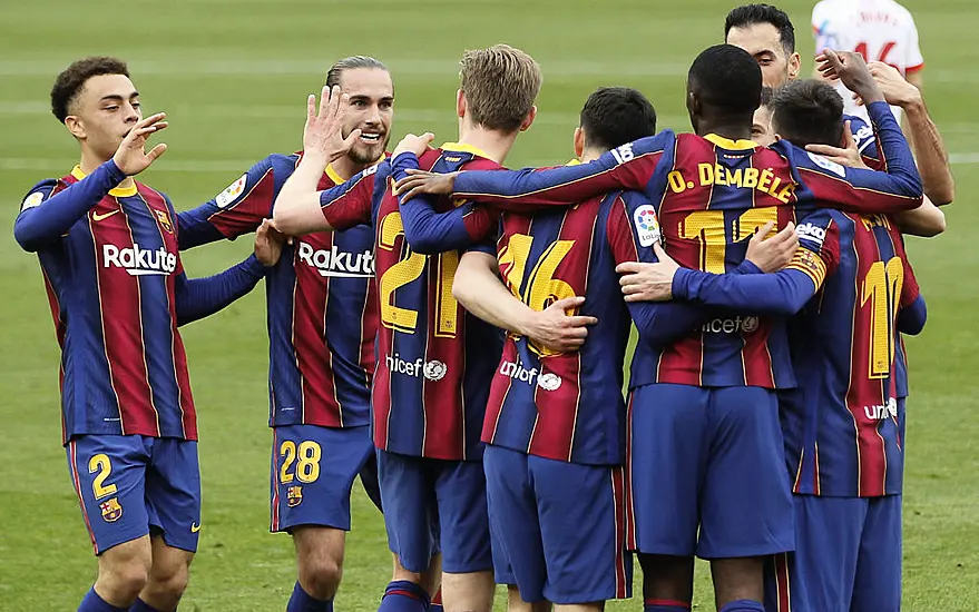 Barcelona See Off Sevilla To Climb Up To Second In Laliga